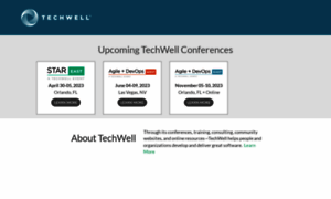 Conferences.techwell.com thumbnail