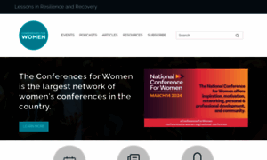 Conferencesforwomen.org thumbnail