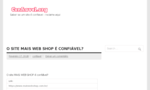 Confiavel.org thumbnail