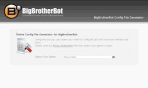 Config.bigbrotherbot.net thumbnail