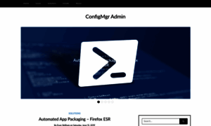 Configmgradmin.com thumbnail