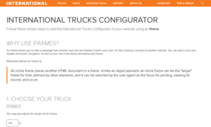 Configurator.internationaltrucks.com thumbnail
