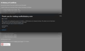 Conflicthistory.com thumbnail