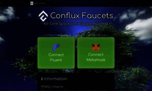 Conflux-faucets.com thumbnail