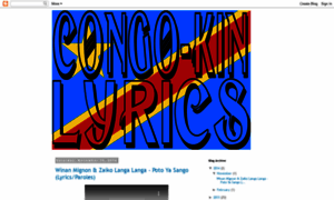 Congokinlyrics.blogspot.com thumbnail