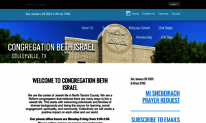 Congregationbethisrael.org thumbnail