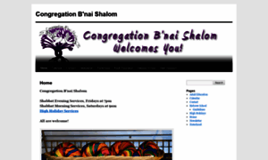 Congregationbnaishalom.org thumbnail