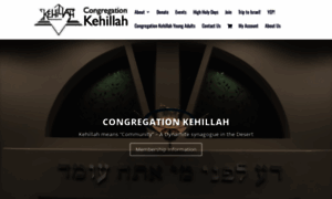 Congregationkehillah.org thumbnail