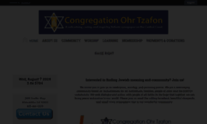 Congregationohrtzafon.org thumbnail