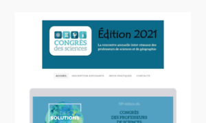Congres-des-sciences.be thumbnail