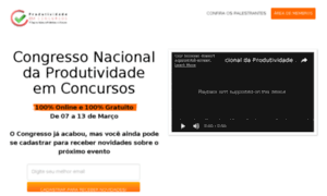 Congresso.produtividadeconcursos.com.br thumbnail