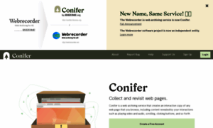 Conifer.rhizome.org thumbnail