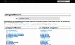 Conjugaisonverbe.fr thumbnail