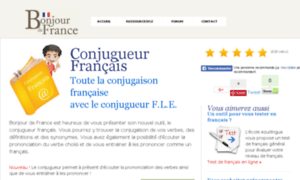 Conjugueur.bonjourdefrance.com thumbnail