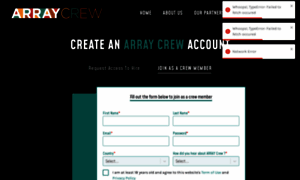 Connect.arraycrew.com thumbnail