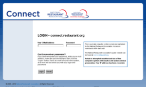 Connect.restaurant.org thumbnail