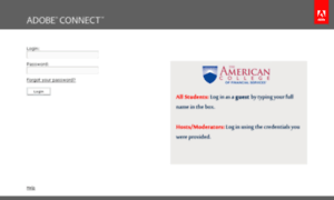 Connect.theamericancollege.edu thumbnail