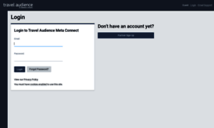 Connect.travelaudience.com thumbnail