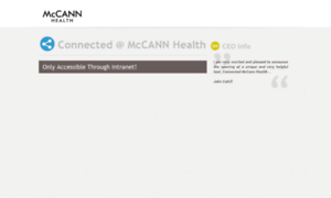 Connected.mccannhealth.com thumbnail