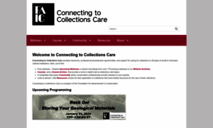 Connectingtocollections.org thumbnail