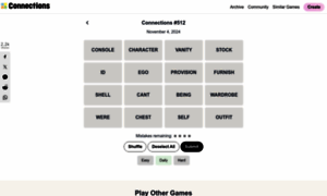 Connectionsgame.org thumbnail