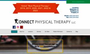 Connectphysicaltherapyllc.com thumbnail