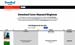 Conormaynard.download-ringtone.com thumbnail