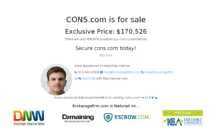 Cons.com thumbnail