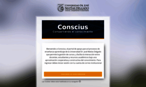 Conscius.ujmd.edu.sv thumbnail