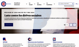 Conseil-constitutionnel.fr thumbnail