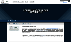 Conseil-national-des-universites.fr thumbnail