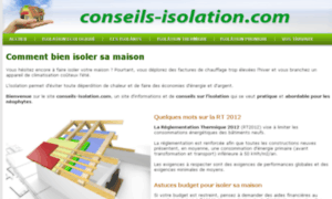 Conseils-isolation.com thumbnail