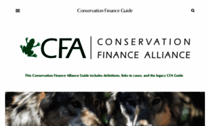 Conservationfinance.info thumbnail