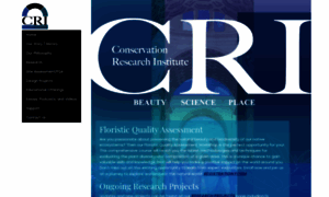 Conservationresearchinstitute.org thumbnail