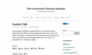 Conservativechristianapologist.com thumbnail