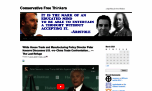 Conservativefreethinkers.wordpress.com thumbnail