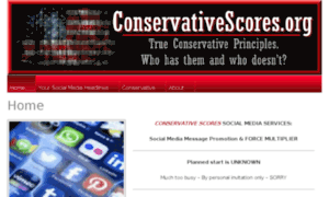 Conservativescores.org thumbnail