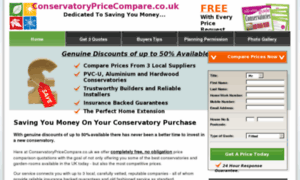 Conservatorypricecompare.co.uk thumbnail