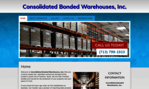 Consolidatedbondedwarehouses.com thumbnail