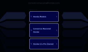 Consorcionacionalhonda.com thumbnail