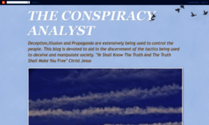 Conspiracyanalyst.blogspot.com thumbnail
