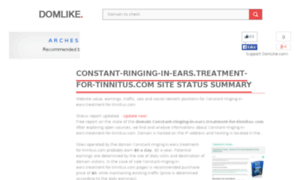 Constant-ringing-in-ears.treatment-for-tinnitus.com.domlike.com thumbnail