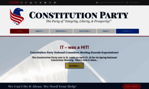 Constitutionparty.org thumbnail