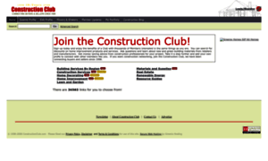 Constructionclub.com thumbnail