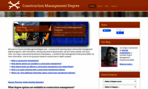 Constructionmanagementdegree.com thumbnail