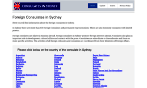 Consulate-sydney.com thumbnail