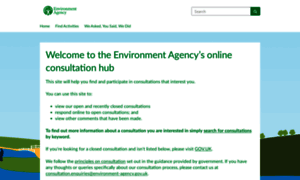 Consult.environment-agency.gov.uk thumbnail