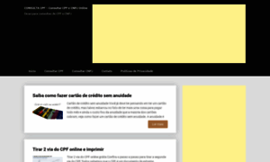 Consultacpf.online thumbnail