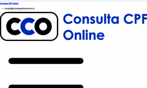 Consultacpfonline.com.br thumbnail