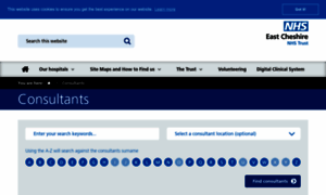 Consultants.eastcheshire.nhs.uk thumbnail